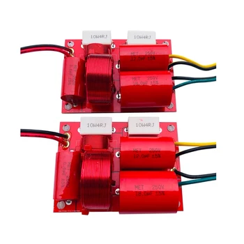 2PCS 2 Way 200W Stereo Frequency Divider Home Theater Hifi 2 Unit Filter Circuit Speaker Audio Crossover Filters
2PCS 2 Way 200W Stereo Frequency Divider Home Theater Hifi 2 Unit Filter Circuit Speaker Audio Crossover Filters