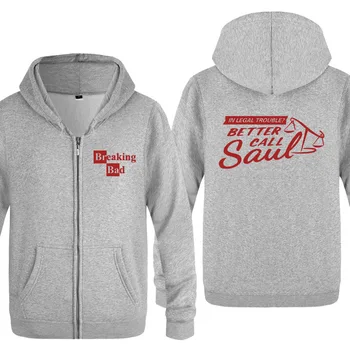 Zipper Hoodies Men Breaking Bad BETTER CALL SAUL In Legal Trouble Mens Hoodie Fleece Long Sleeve Man's Jacket Sweatshirt Skate
Zipper Hoodies Men Breaking Bad BETTER CALL SAUL In Legal Trouble Mens Hoodie Fleece Long Sleeve Man's Jacket Sweatshirt Skate