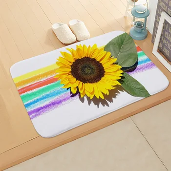 3D printed sunflower floor mat kitchen absorbent anti-skid carpet flannel super soft children crawling rug balcony foot pad 
3D printed sunflower floor mat kitchen absorbent anti-skid carpet flannel super soft children crawling rug balcony foot pad