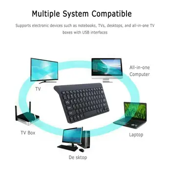 2.4G Wireless Keyboard and Mouse Mini Multimedia Keyboard Mouse Combo Set For Notebook Laptop Mac Desktop PC TV
2.4G Wireless Keyboard and Mouse Mini Multimedia Keyboard Mouse Combo Set For Notebook Laptop Mac Desktop PC TV