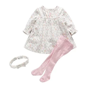 Newborn Infant Baby Girls Dress Floral Print Baby Girls Dresses+Leggings+Headband Outfit Clothes 3Pcs/Set Autumn 0-3Year
Newborn Infant Baby Girls Dress Floral Print Baby Girls Dresses+Leggings+Headband Outfit Clothes 3Pcs/Set Autumn 0-3Year