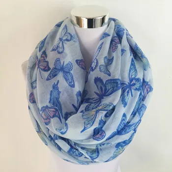 New fashion butterfly print soft infinity Scarf viscose women Scarves Neck Wrap Shawl Spring Autumn l
New fashion butterfly print soft infinity Scarf viscose women Scarves Neck Wrap Shawl Spring Autumn l