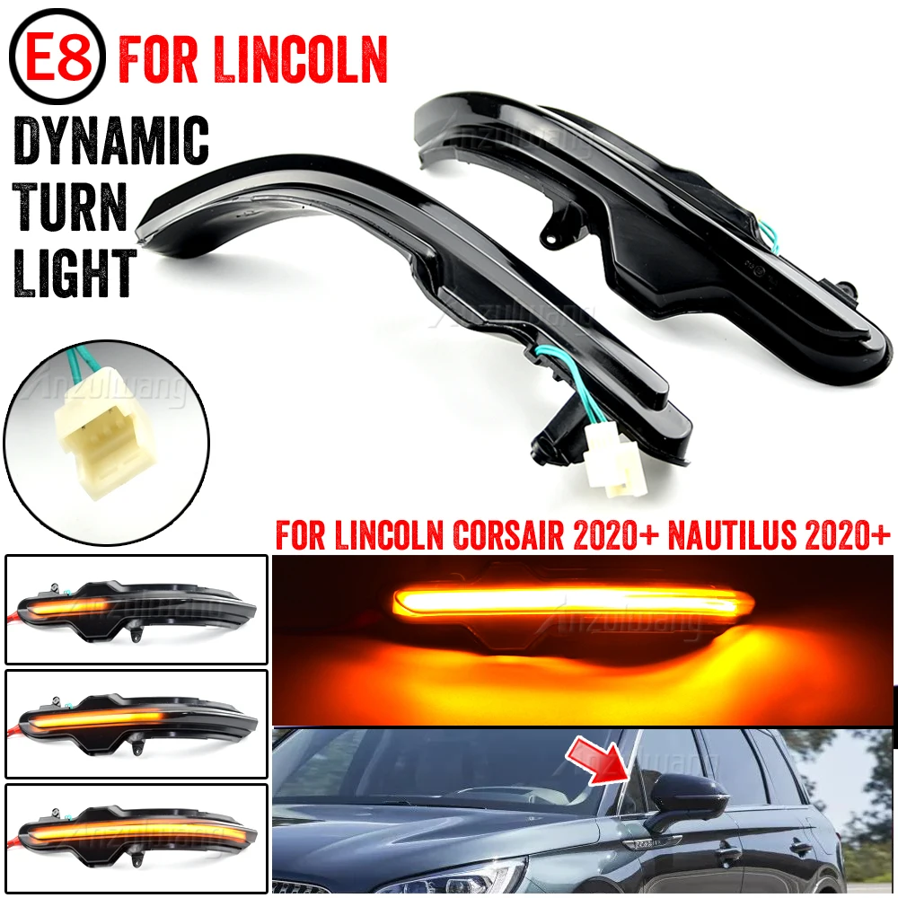 Dynamic Turn Signal For Lincoln Corsair Nautilus 2019 2020 2021 LED Blinker flowing Mirror light
Dynamic Turn Signal For Lincoln Corsair Nautilus 2019 2020 2021 LED Blinker flowing Mirror light