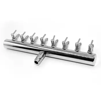 8-Way Aquarium Air Flow Control Lever Valve Stainless Steel Chromium Copper Dist for hatching and aquaculture applications
8-Way Aquarium Air Flow Control Lever Valve Stainless Steel Chromium Copper Dist for hatching and aquaculture applications