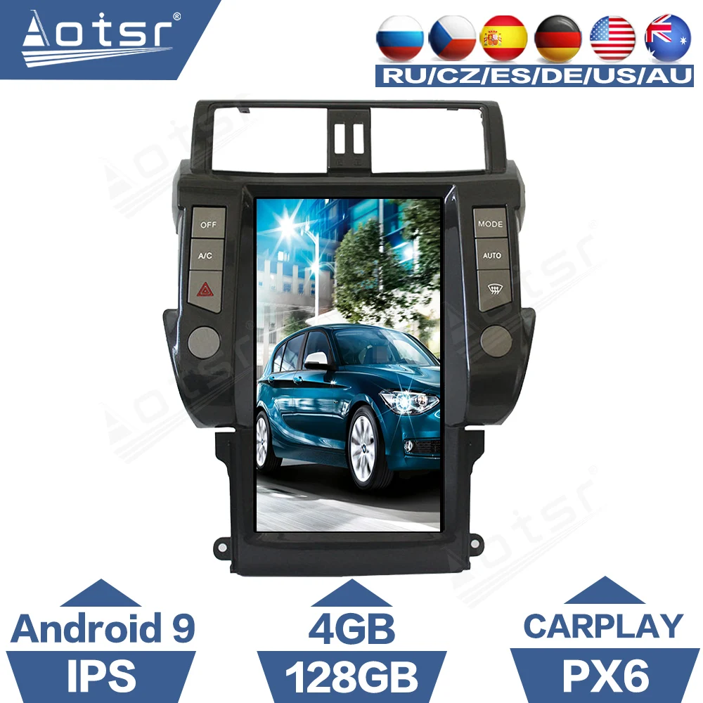 Aotsr 13 6 "вертикальный экран Android 9 автомобильный DVD мультимедийный плеер GPS для
