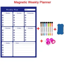 Weekly Planner Magnetic for The Refrigerator Erasable Whiteboard Magnetic Marker Calendar Board Memo Board Meal Planner
Weekly Planner Magnetic for The Refrigerator Erasable Whiteboard Magnetic Marker Calendar Board Memo Board Meal Planner