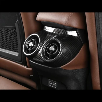 ABS Carbon fiber Rear Air Outlet Vent Frame Trim For Alfa Romeo Stelvio 2017 2018 New Interior Mouldings Accessories Black
ABS Carbon fiber Rear Air Outlet Vent Frame Trim For Alfa Romeo Stelvio 2017 2018 New Interior Mouldings Accessories Black