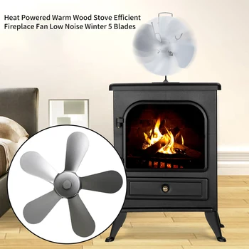 Burner Efficient Energy-Saving Aluminum Wood Stove Warm Fireplace Fan 5 Blades Low Noise Winter Heat Powered Household Modern
Burner Efficient Energy-Saving Aluminum Wood Stove Warm Fireplace Fan 5 Blades Low Noise Winter Heat Powered Household Modern