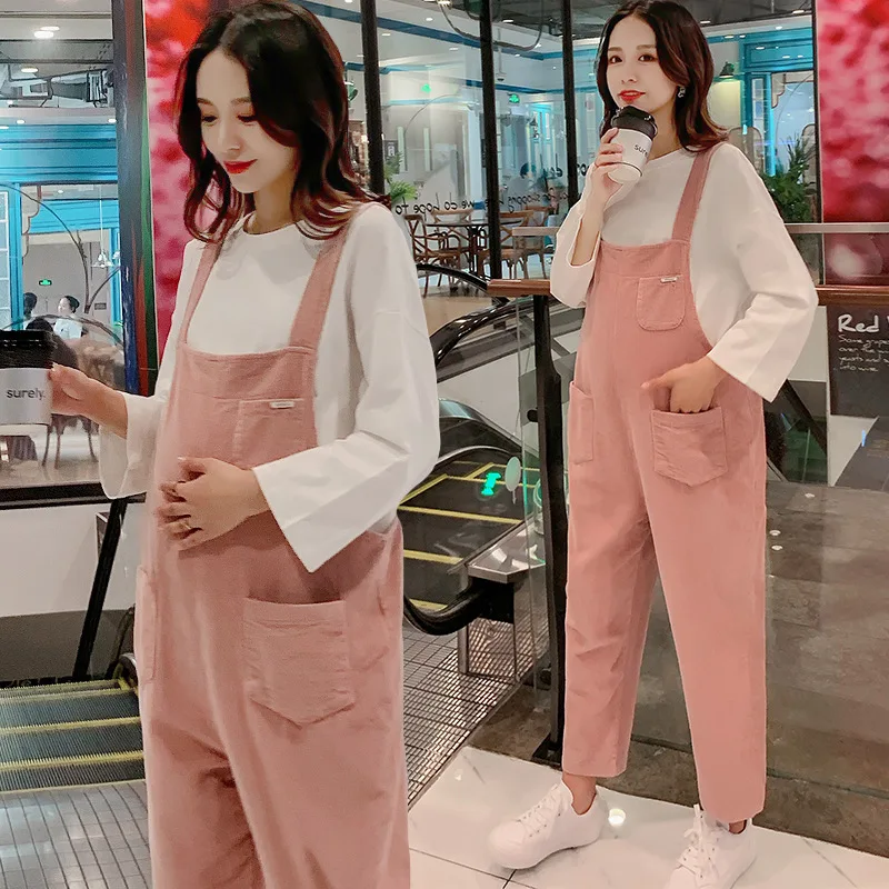 2020 Spring Korean-style Maternity Pants-Style Base Outer Wear Large Size Loose Pocket Corduroy Suspender Pants
2020 Spring Korean-style Maternity Pants-Style Base Outer Wear Large Size Loose Pocket Corduroy Suspender Pants