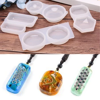 Faceted Round Square Orgonite Resin Pendant Mold Crystals Stones Orgone Silicone Resin Mold Keychain Jewelry Making Tool 
Faceted Round Square Orgonite Resin Pendant Mold Crystals Stones Orgone Silicone Resin Mold Keychain Jewelry Making Tool