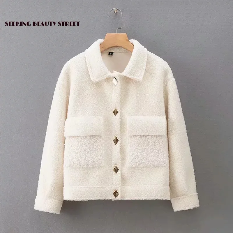 Fall and Winter 2019 New Pocket Jacket Loose Granular Fleece Heating and Thickening Coat jackets winter womens women jacket
Fall and Winter 2019 New Pocket Jacket Loose Granular Fleece Heating and Thickening Coat jackets winter womens women jacket