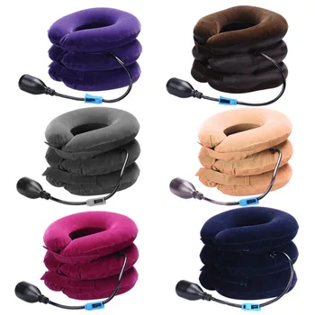 Cervical Traction Apparatus Inflatable Velvet Neck Guard Adjustable Neck Massage Brace Support Head Back Shoulder Neck Massager
Cervical Traction Apparatus Inflatable Velvet Neck Guard Adjustable Neck Massage Brace Support Head Back Shoulder Neck Massager