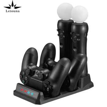 4 in 1 Charging Dock For Sony Playstation 4 Pro P4 Controller Charger Stand for PS Move Charge Station For PS4/PS4 Slim/PS4 Pro
4 in 1 Charging Dock For Sony Playstation 4 Pro P4 Controller Charger Stand for PS Move Charge Station For PS4/PS4 Slim/PS4 Pro