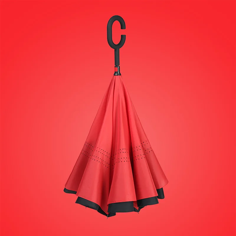 Creative Double Layer Reverse Umbrella Stand Umbrella qi che san Long Handle Straight Umbrella Hands-Free Crestor Logo Advertisi
Creative Double Layer Reverse Umbrella Stand Umbrella qi che san Long Handle Straight Umbrella Hands-Free Crestor Logo Advertisi