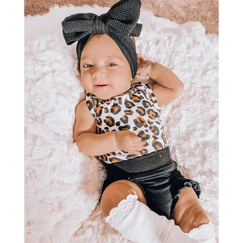 TELOTUNY Children's clothing Newborn Infant Baby Girl Boy Sleeveless Leopard Print Romper Tops+Shorts Headband Outfits Set Jun29
TELOTUNY Children's clothing Newborn Infant Baby Girl Boy Sleeveless Leopard Print Romper Tops+Shorts Headband Outfits Set Jun29