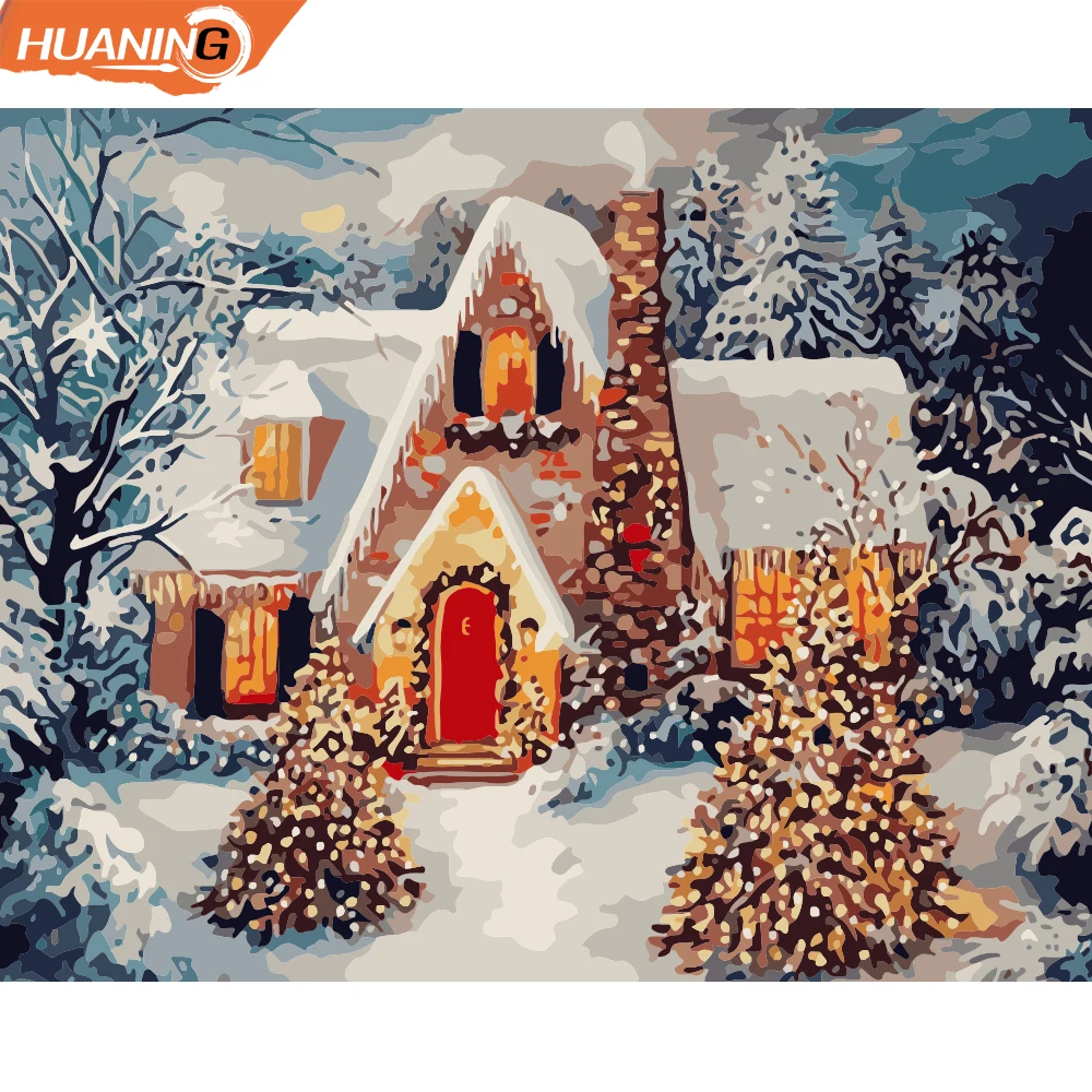 Huaning Painting By Numbers Christmas Landscape Kits Drawing Canvas HandPainted DIY Oil Pictures By Numbers Winter Scenery Gift
Huaning Painting By Numbers Christmas Landscape Kits Drawing Canvas HandPainted DIY Oil Pictures By Numbers Winter Scenery Gift