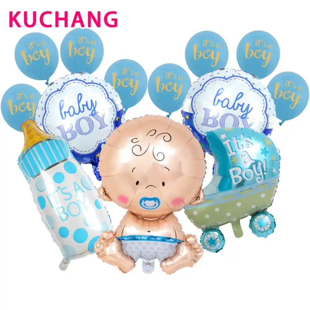 5pcs/set baby shower birthday theme party decor its a boy/girl