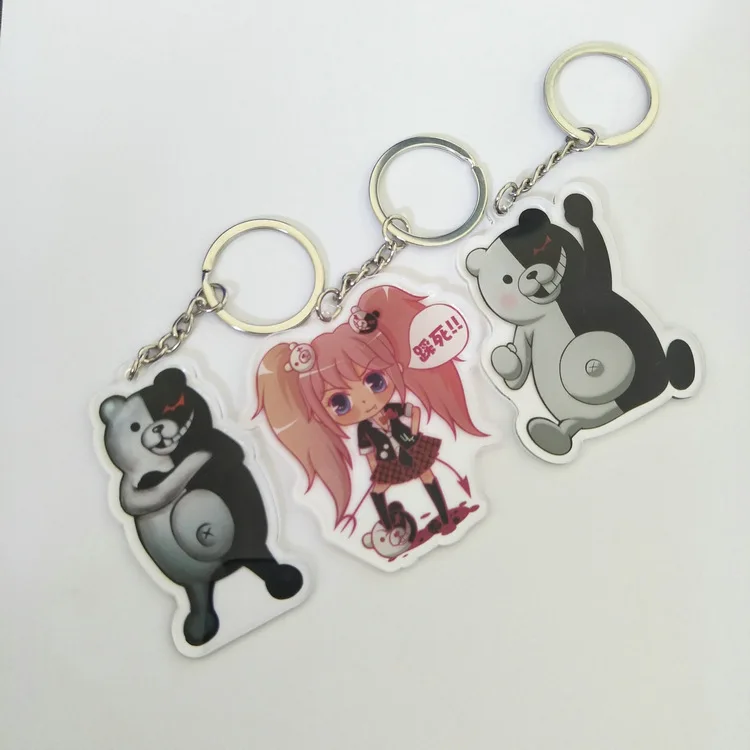 Anime Danganronpa Trigger Happy Havoc Monokuma Keychain Toys Cartoon Pendant Kids Toy Action Figure
Anime Danganronpa Trigger Happy Havoc Monokuma Keychain Toys Cartoon Pendant Kids Toy Action Figure
