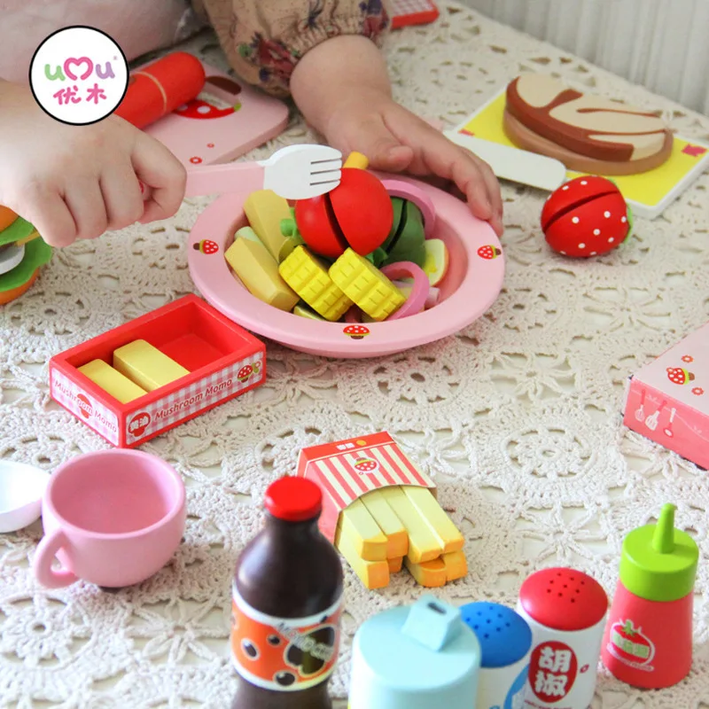 Excellent Wood Western Lunch Wooden Model Kitchen Play House Children Magnetic Slicer Wooden Toy Cutting
Excellent Wood Western Lunch Wooden Model Kitchen Play House Children Magnetic Slicer Wooden Toy Cutting