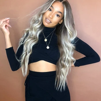 Quality Synthetic Dark Root Light Brown Ombre Grey Long Wavy Hair Tools Center Part Cosplay Costume Wig For White Black Women
Quality Synthetic Dark Root Light Brown Ombre Grey Long Wavy Hair Tools Center Part Cosplay Costume Wig For White Black Women