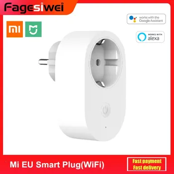 Xiaomi Mijia EU Smart Socket WiFi Remote Control Time Switch Intelligent Memory Power-saving Works with Google assistant Alexa 
Xiaomi Mijia EU Smart Socket WiFi Remote Control Time Switch Intelligent Memory Power-saving Works with Google assistant Alexa