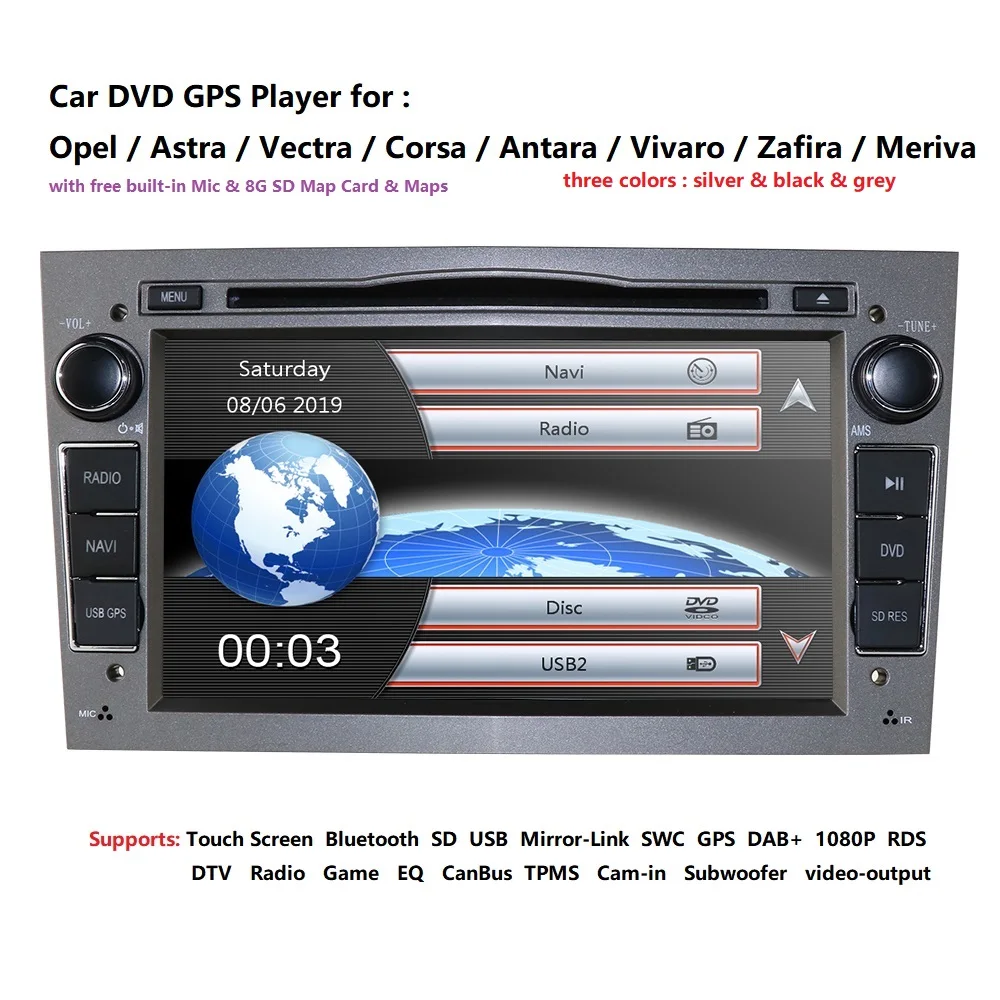 2 Din Car DVD GPS Navigation for Opel Astra H G J Antara vectra c b Vivaro astra H corsa c d zafira b multimedia unit tpms dab+
2 Din Car DVD GPS Navigation for Opel Astra H G J Antara vectra c b Vivaro astra H corsa c d zafira b multimedia unit tpms dab+