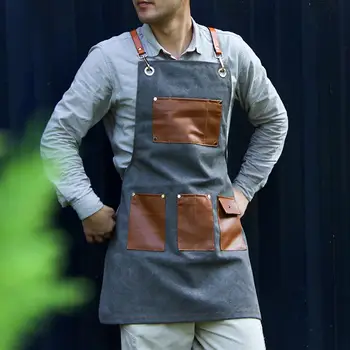 Durable Goods Heavy Duty Waxed Unisex Canvas Work Apron with Tool Pockets Cross-Back Straps Adjustable For Woodworking Painting
Durable Goods Heavy Duty Waxed Unisex Canvas Work Apron with Tool Pockets Cross-Back Straps Adjustable For Woodworking Painting