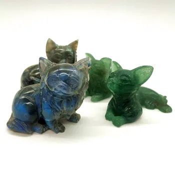 Factory Wholesale Hand Carved Natural Gemstone Crystal Dog For Home Decoration
Factory Wholesale Hand Carved Natural Gemstone Crystal Dog For Home Decoration