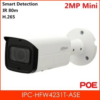 2MP WDR IR Mini Bullet Camera Network Camera IPC-HFW4231T-ASE H.265 IR 80m Smart Detection and POE Outdoor Waterproof camera
2MP WDR IR Mini Bullet Camera Network Camera IPC-HFW4231T-ASE H.265 IR 80m Smart Detection and POE Outdoor Waterproof camera