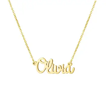 New Gold Color Personalized Simple Letter Necklace Stainless Steel Choker Custom Wedding Anniversary Party Jewelry Hot Sell
New Gold Color Personalized Simple Letter Necklace Stainless Steel Choker Custom Wedding Anniversary Party Jewelry Hot Sell