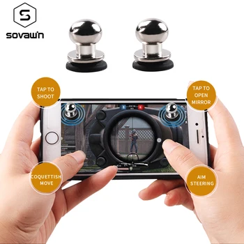 Sovawin For PUBG Mobile Controller Four Finger Suction Cup Touch Button Joystick Metal Aim Key Mini Gaming Rocker for Android
Sovawin For PUBG Mobile Controller Four Finger Suction Cup Touch Button Joystick Metal Aim Key Mini Gaming Rocker for Android