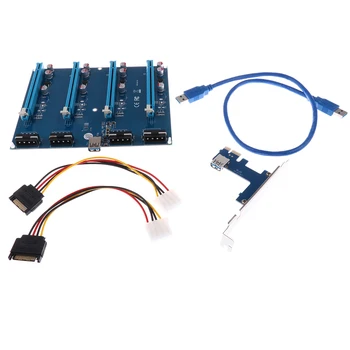 PCI-E X1 TO 4PCI-E X16 Expansion Card Switch Multiplier Riser Adapter Card
PCI-E X1 TO 4PCI-E X16 Expansion Card Switch Multiplier Riser Adapter Card