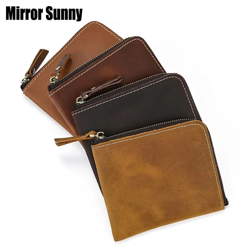 Retro Crazy Horse Lleather Coin Purse Genuine Leather Men and Women Casual Zipper Wallet First Layer Cowhide Card Bag Coin Purse
Retro Crazy Horse Lleather Coin Purse Genuine Leather Men and Women Casual Zipper Wallet First Layer Cowhide Card Bag Coin Purse