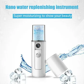 Portable Mini Nano Mister Humidifier Cooling Mist Face Humidifier Sprayer Facial Device Usb Rechargeable Facial Steamer#g40
Portable Mini Nano Mister Humidifier Cooling Mist Face Humidifier Sprayer Facial Device Usb Rechargeable Facial Steamer#g40