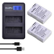 

DuraPro 2x EN-EL14a EN-EL14 EL14 Battery Charger Set Replacement for Nikon D5600,D5500,D5300,D5200,D5100,D3200,D3300,P7800,P7700