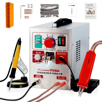 SUNKKO 709A Battery Spot Welder 18650 Precision Pulse Welding Machine With Mobile Soldering Pen Lithium Battery Weld Spot Welder
SUNKKO 709A Battery Spot Welder 18650 Precision Pulse Welding Machine With Mobile Soldering Pen Lithium Battery Weld Spot Welder