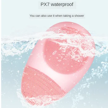 new silicone Upscale facial cleanser 8000/min Deep cleaning 9 Intensity adjustment IPX7 waterproof clean blackhead Cleanser Brus
new silicone Upscale facial cleanser 8000/min Deep cleaning 9 Intensity adjustment IPX7 waterproof clean blackhead Cleanser Brus