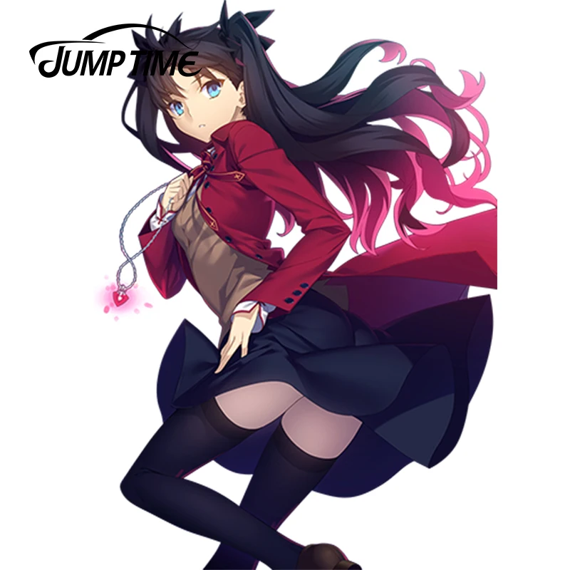 Автомобильный 3D Стайлинг JumpTime 13 см x 9 2 привлекательная красота аниме Fate stay night