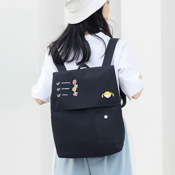 Cartoon Printing Canvas Backpack Female Leisure Backpacks College Style Schoolbag Solid Color Travel Bag Girl's Bookbags
Cartoon Printing Canvas Backpack Female Leisure Backpacks College Style Schoolbag Solid Color Travel Bag Girl's Bookbags