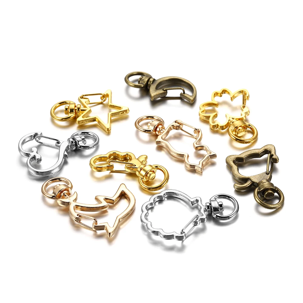 5pcs/lot 4 Colors Star Dolphin Shell Flowers Charms Key Chain Lobster Clasp For Key Chain DIY Jewelry Making Accessorie Supplies
5pcs/lot 4 Colors Star Dolphin Shell Flowers Charms Key Chain Lobster Clasp For Key Chain DIY Jewelry Making Accessorie Supplies
