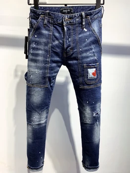 NEW Men Jeans Ripped for Men Skinny DSQ D2 Jeans Pants Men Jeans Zipper Outwear Man Pants 1 order
NEW Men Jeans Ripped for Men Skinny DSQ D2 Jeans Pants Men Jeans Zipper Outwear Man Pants 1 order