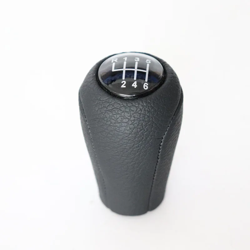 

Leather 5/6-Speed Gear Shift Knob for MAZDA 3 BK BL 5 CR CW 6 II GH CX-7 ER MX-5 NC III 23 MT Leather Shifter Lever Arm Headball