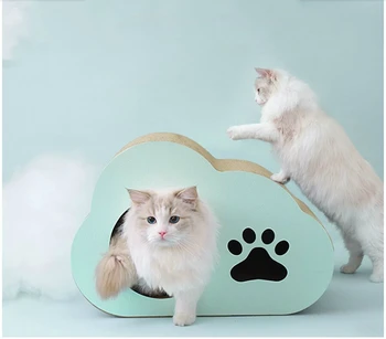 Cloud Cat Scratch Board Corrugated Paper Claw Grinder Wear-resistant Cat Litter Sofa Protection Cat Supplies Cat Toys Pets 
Cloud Cat Scratch Board Corrugated Paper Claw Grinder Wear-resistant Cat Litter Sofa Protection Cat Supplies Cat Toys Pets