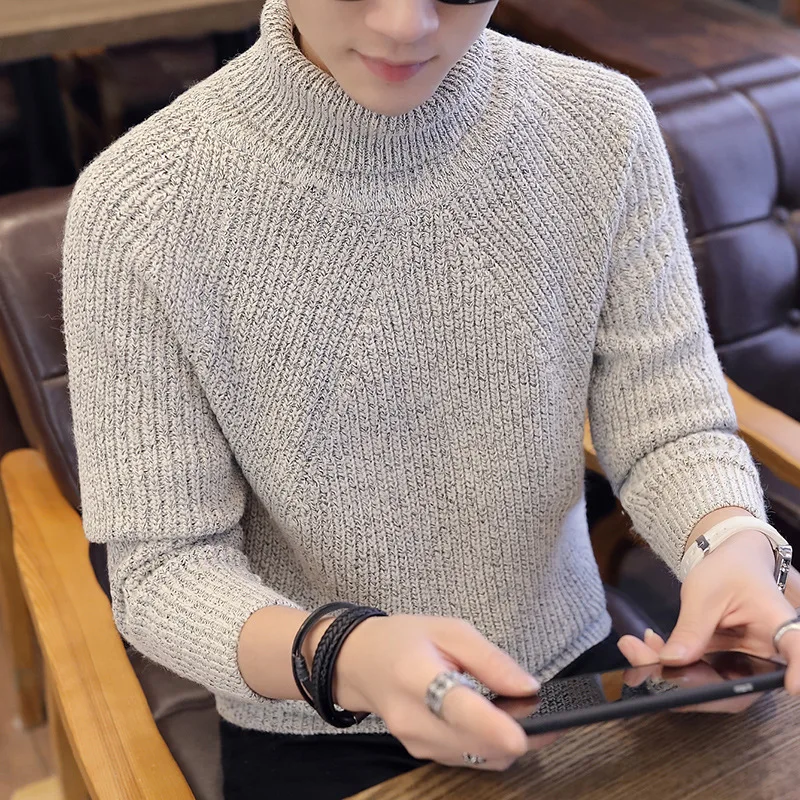 Autumn And Winter Men's Half-Turtle-Neck Sweater Fashion Crew Neck Slim Fit Men Thick Sweater Trend Warm Base Shirt
Autumn And Winter Men's Half-Turtle-Neck Sweater Fashion Crew Neck Slim Fit Men Thick Sweater Trend Warm Base Shirt