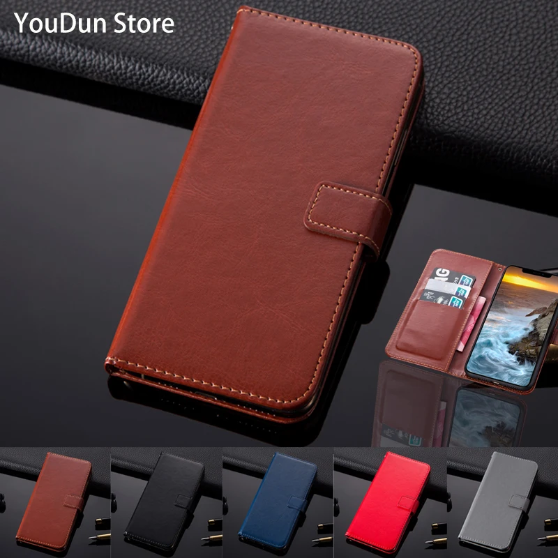 Чехол Kyocera для Android One S8 Роскошный чехол из искусственной кожи с откидной крышкой