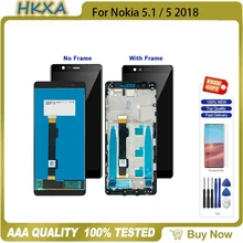 Ensemble écran tactile LCD, 5.1 pouces, pour Nokia 2018/5 1061/TA-1075 TA-1076 TA-1081 TA-5.5, Original=