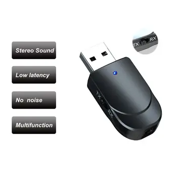 Bluetooth 5.0 Audio Receiver Transmitter 3 IN 1 Mini 3.5mm Jack AUX USB Stereo Music Wireless Adapter for TV Car PC Headphones
Bluetooth 5.0 Audio Receiver Transmitter 3 IN 1 Mini 3.5mm Jack AUX USB Stereo Music Wireless Adapter for TV Car PC Headphones