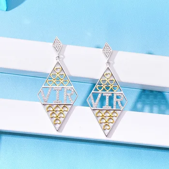 925 Sterling Silver Explosion Models Creative European and American Geometric Earrings Female Valentine's Day Essential Jewelry
925 Sterling Silver Explosion Models Creative European and American Geometric Earrings Female Valentine's Day Essential Jewelry
