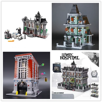 Halloween 7124 16007 613002 16001 the Arkham Asylum Breakout Lunatic Hospital Ghostbusters Firehouse Building Block gift Toys
Halloween 7124 16007 613002 16001 the Arkham Asylum Breakout Lunatic Hospital Ghostbusters Firehouse Building Block gift Toys