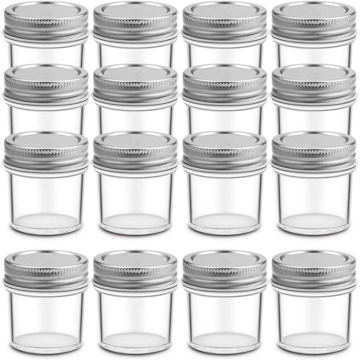 Mini Glass Jars Mason Jar with Lid,Round Set Glass Jars Canning Storage Jars Containers for Storing Lotions, Powders and Ointmes 
Mini Glass Jars Mason Jar with Lid,Round Set Glass Jars Canning Storage Jars Containers for Storing Lotions, Powders and Ointmes